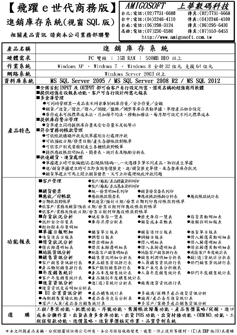 進銷庫存管理系統-商務版-DM圖片